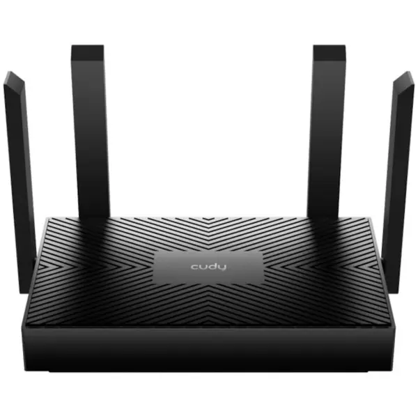 Cudy Router Wireless Cudy AX1500, Dual-Band, Wi-Fi 6, Cudy Mesh, Negru, WR1500