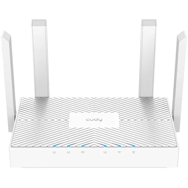 Cudy Router wireless Cudy Gigabit dual-band AC1200, 2.4-5 GHz, 867 Mbps, 120 m, Alb, WR1300E