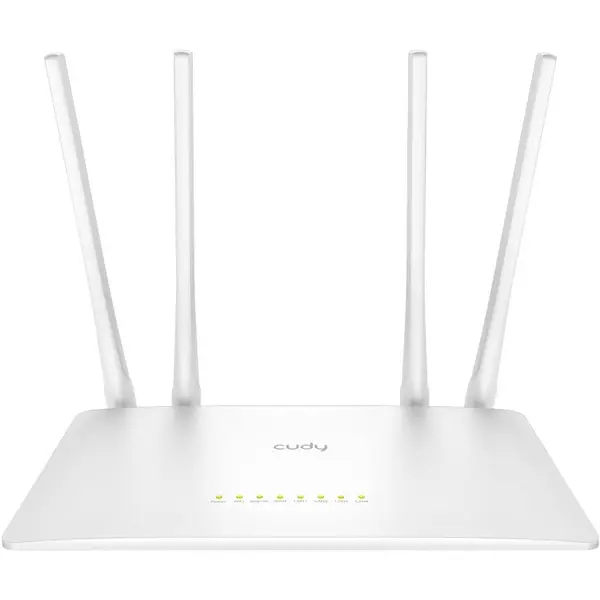 Cudy Router wireless Cudy WR1200 Fast Ethernet Banda dubla (2.4 GHz/ 5 GHz) Alb