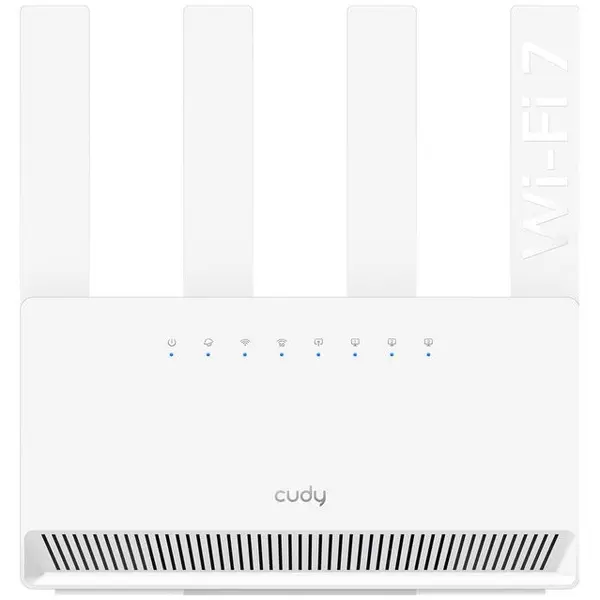 Cudy Router Wireless Cudy WR3600E, BE3600, Dual-Band, Wi-Fi 7, Quad-Core 2.0 GHz, 128MB/512MB Flash/RAM, Cudy Mesh, Alb