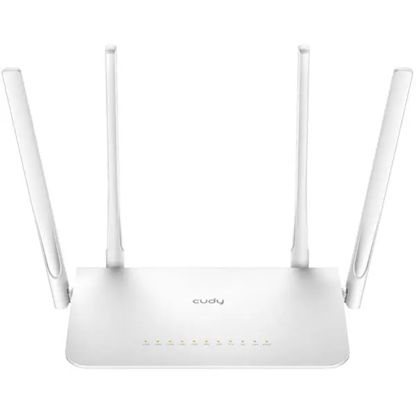Cudy Router Wireless Gigabit Cudy WR1300 AC1200, Dual-Band, 300 + 867 Mbps, USB 3.0, Wi-Fi Mesh Router, Alb