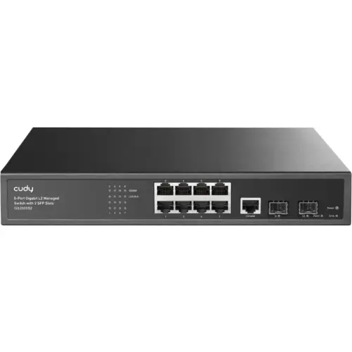 Cudy Switch Cudy GS1010P 8-port PoE+, 8xLAN, 120W, 10/100/1000 Mbps