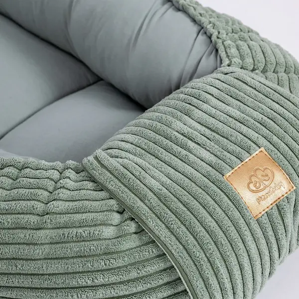 Cuib pentru bebelusi MeowBaby aesthetic color olive green