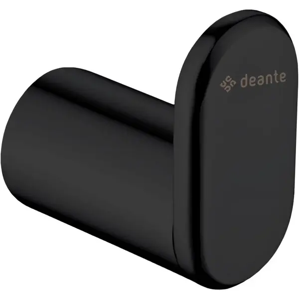 Cuier baie negru mat Deante Round