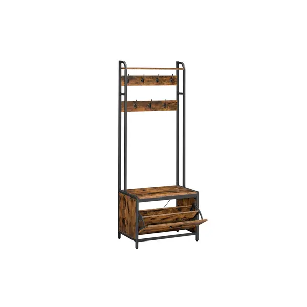 Cuier cu pantofar Vasagle Maro 65x40x170 cm