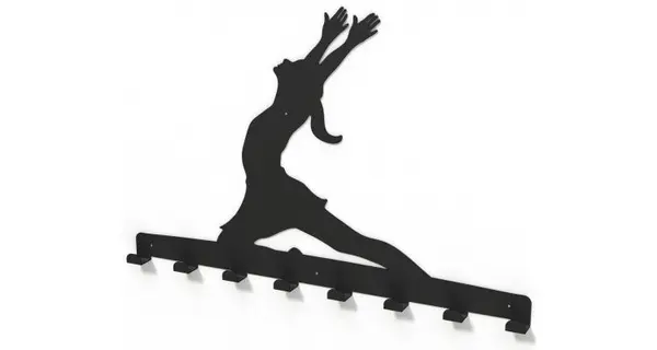Cuier metalic BALERINA -model 4009 Negru