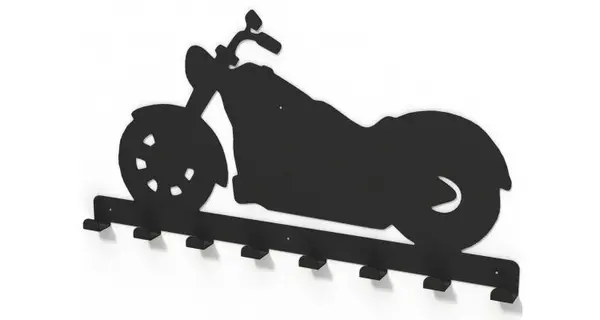 Cuier metalic CHOPPER -model 4016 Negru