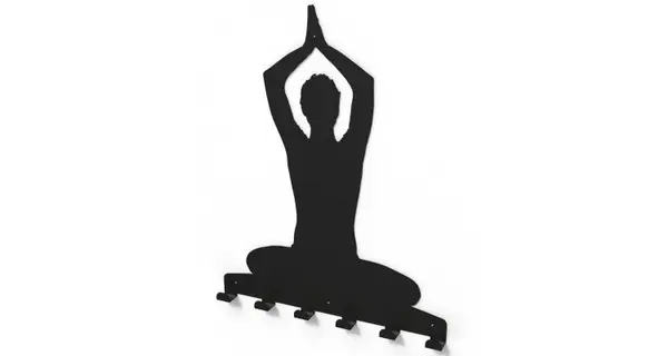 Cuier metalic MEDITATIE - model 4031 Negru
