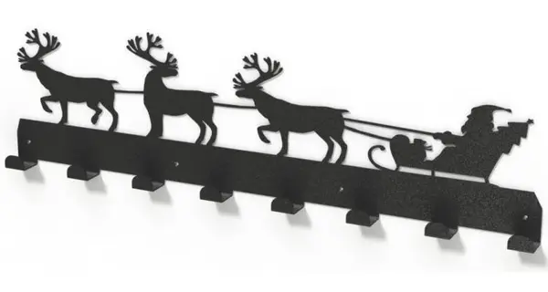 Cuier metalic MosCraciun- model 3023 Negru
