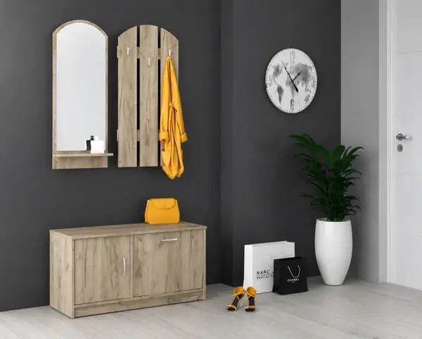 Cuier Olga Ro 100x36x150 cm K002 Stejar