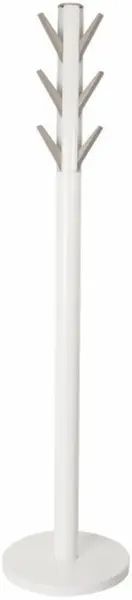 Cuier pentru haine Umbra - Flapper, 40 x 40 x 168 cm, alb