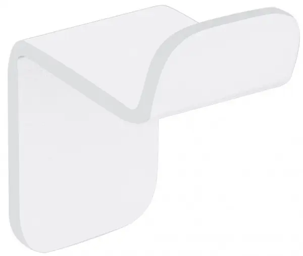 Cuier simplu Inter Ceramic - Elinor, alb