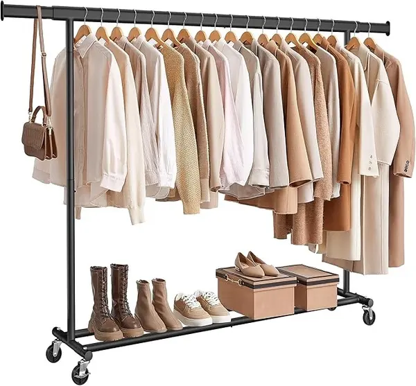 Cuier stander Negru Songmics 200x45x161.5 cm