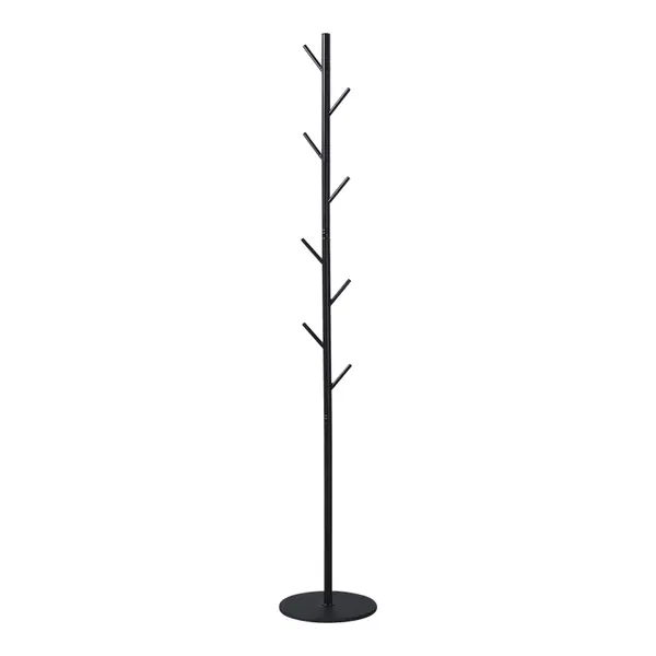 Cuier Tebera Negru 30x30x170 cm
