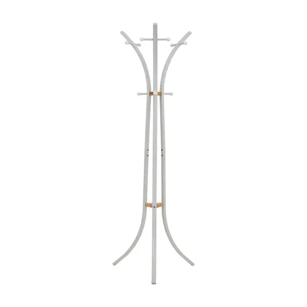 Cuier tip pom Bamile, Alb, 51x63x175 cm