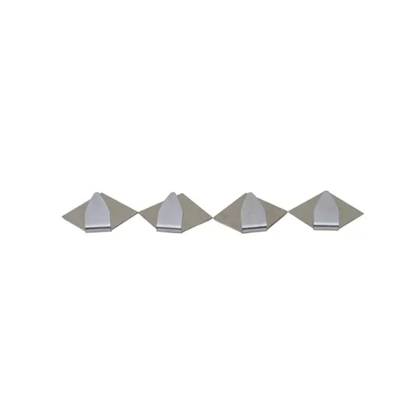 Cuiere din Inox, Adeziv Super Rezistent, 4 Bucati