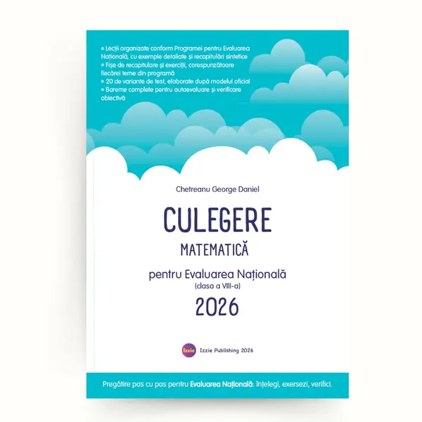 Culegere de Exerciții la Matematică- Evaluarea Națională, clasa a VIII-a