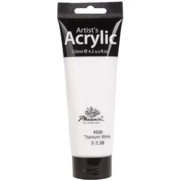 Culoare in Ulei Artist Phoenix, Titanium White, 120 ml