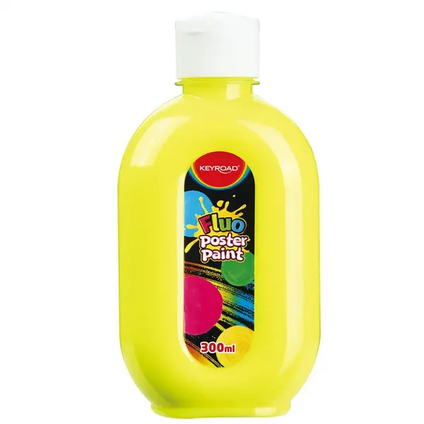 Culoare tempera,galben fluorescent,300 ml