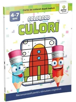 Culori. Carte de colorat dupa indicii/***