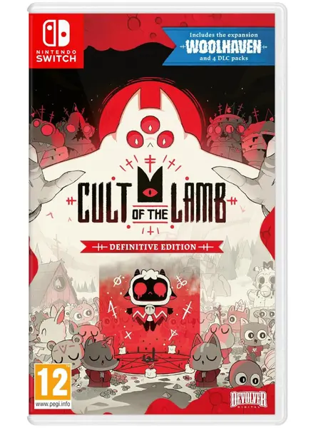 Cult Of The Lamb Definitive Edition PC|macOS|PlayStation 5|Xbox Series S/X|PlayStation 4|Nintendo Switch|Xbox One