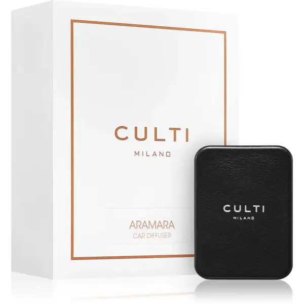Culti Milano Car Diffuser Black Aramara parfum pentru masina + refill 73x53 cm