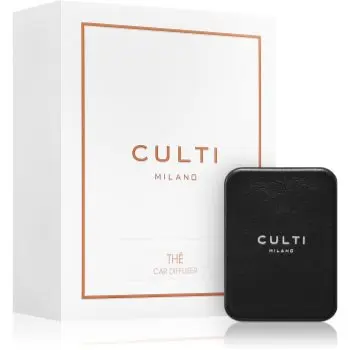 Culti Milano Car Diffuser Black Thé parfum pentru masina + refill