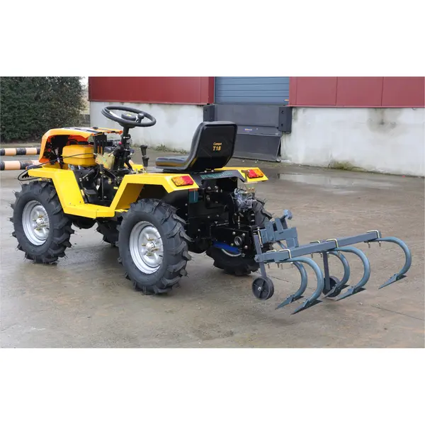 Cultivator cu 5 Brazdare Progarden, 100cm pentru Minitractoarele Campo T12/18