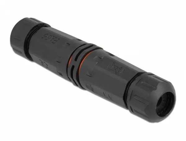 Cupla pentru 3 x cablu electric 4.5 - 7.5mm IP68 exterior, Delock 86913