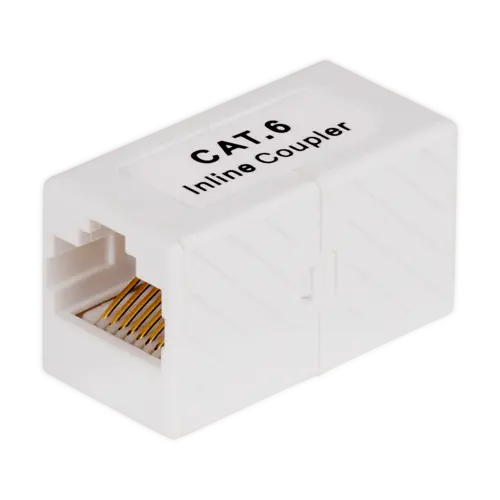 Cuplă RJ45 pentru prelungire cablu UTP/FTP CAT6, carcasă ABS, ASYTECH RJ45-CON-CAT6