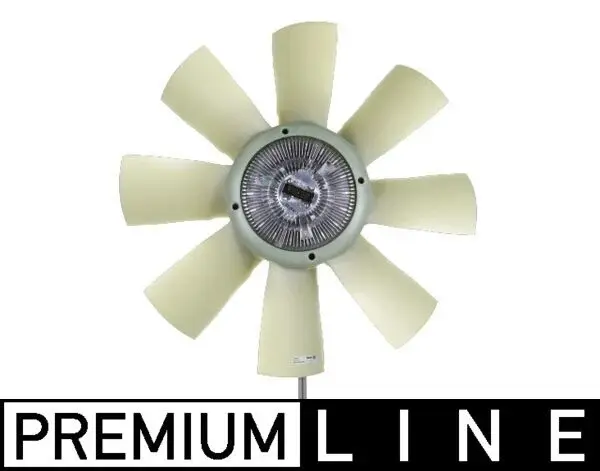 Cupla ventilator radiator (cu ventilator, 750mm, numar lame: 8) potrivit SCANIA 4, R I DC11.01-DT12.08 05.95-05.19