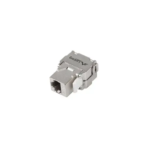 Cuplaj modular cu montaj fara scule Lanberg, Keystone RJ45 180° FTP cat5e, gri