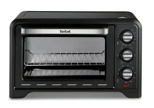 Cuptor cu convectie Tefal OF444834, 19L, 240°C, 1380 W, 6 programe (Negru)