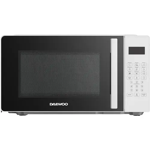 Cuptor cu microunde Daewoo KOR-6D2W, control digital, 20 litri, putere 700 W, 5 niveluri de putere, 9 programe (Alb)