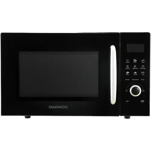 Cuptor cu microunde Daewoo KOR-91RBK-2, 23 l, 800 W, Control digital, Display LED (Negru)