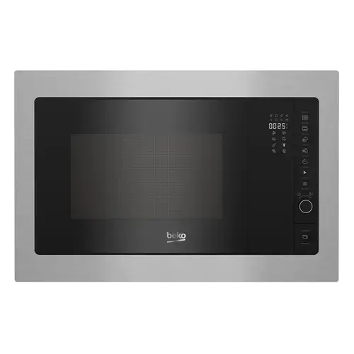 Cuptor cu microunde incorporabil Beko BMGB25332BG, Putere 900 W, Capacitate 25 l, 5 trepte de putere, Autocook, 8 programe, Grill, Dezghetare, Timer (Negru)