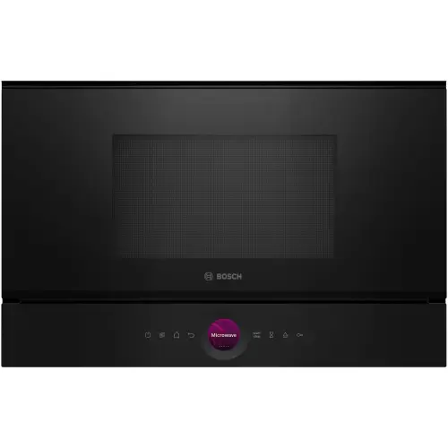 Cuptor cu microunde incorporabil Bosch BEL7321B1, 21 l, 900 W, AutoPilot 10, Control digital, Display TFT (Negru)