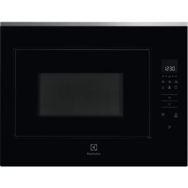 Cuptor cu microunde incorporabil Electrolux KMFD264TEX, 25.3 l, 900 W, Grill, Timer, Afisaj digital, Avertizare sonora, Finisaj Antiamprenta, Negru