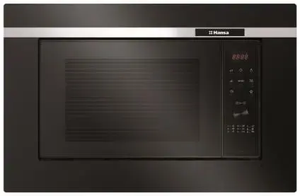 Cuptor cu microunde incorporabil Hansa AMG20BFH, 20 L, 700 W, Grill (Negru)