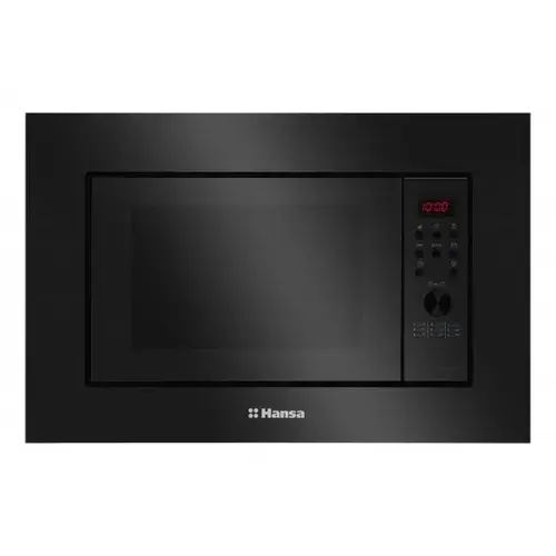 Cuptor cu microunde incorporabil Hansa AMGB20E2GB, 20 L, Display, 700 W, grill, 6 nivele putere, 9 programe, ChildLock (Negru)