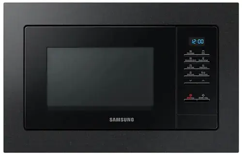 Cuptor cu microunde incorporabil Samsung MG23A7013CB, 23 L, 800 W, Functie Grill, Mod Eco, Dezghetare rapida (Negru)