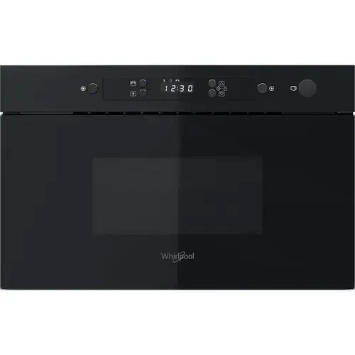 Cuptor cu microunde incorporabil Whirlpool MBNA900B, 22 l, 750 W, Timer, Display LCD (Negru)