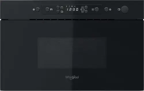 Cuptor cu microunde incorporabil Whirlpool MBNA920B, 22 l, 750 W, Grill, 4 trepte putere, Ecran LCD, Timer (Negru)