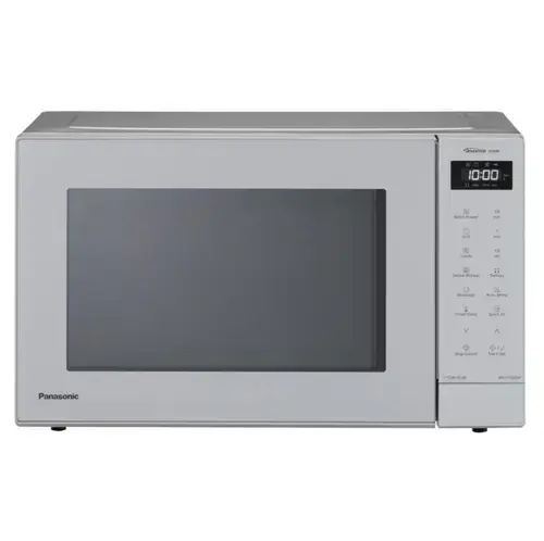 Cuptor cu microunde inverter cu grill Panasonic NN-GT66QMEPG, 31 l, 23 programe automate, 1000 W, senzor incalzire (Argintiu)
