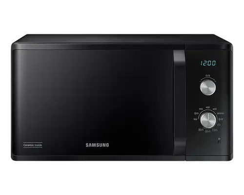 Cuptor cu microunde Samsung MG23K3614AK, 23 l, 1250 W, Diplay LED, 6 trepte putere, Timer, Grill (Negru)