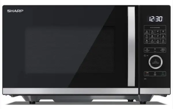 Cuptor cu microunde Sharp - QG234AE-B, 900W, 23 l, negru