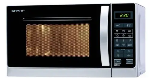 Cuptor cu microunde Sharp R642INW, 20 l, 1000 W, Grill (Argintiu)