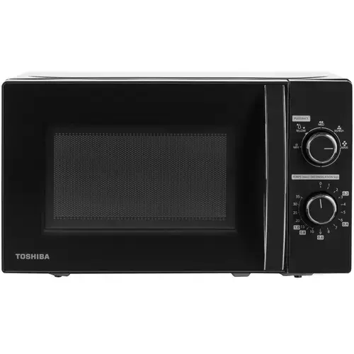 Cuptor cu microunde Toshiba MW-MM20PBK, 20 l, 800 W, Timer, Control mecanic, Iluminare LED (Negru)
