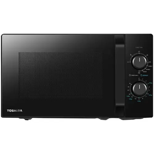 Cuptor cu microunde Toshiba MW2-MG20PBK, 20 l, 800 W, Grill, 5 nivele putere, Iluminare LED, Timer (Negru)