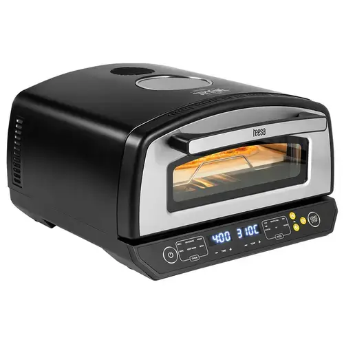 Cuptor de pizza TEESA TSA3240, 2200 W, Afisaj LED, Oprire automata (Negru)